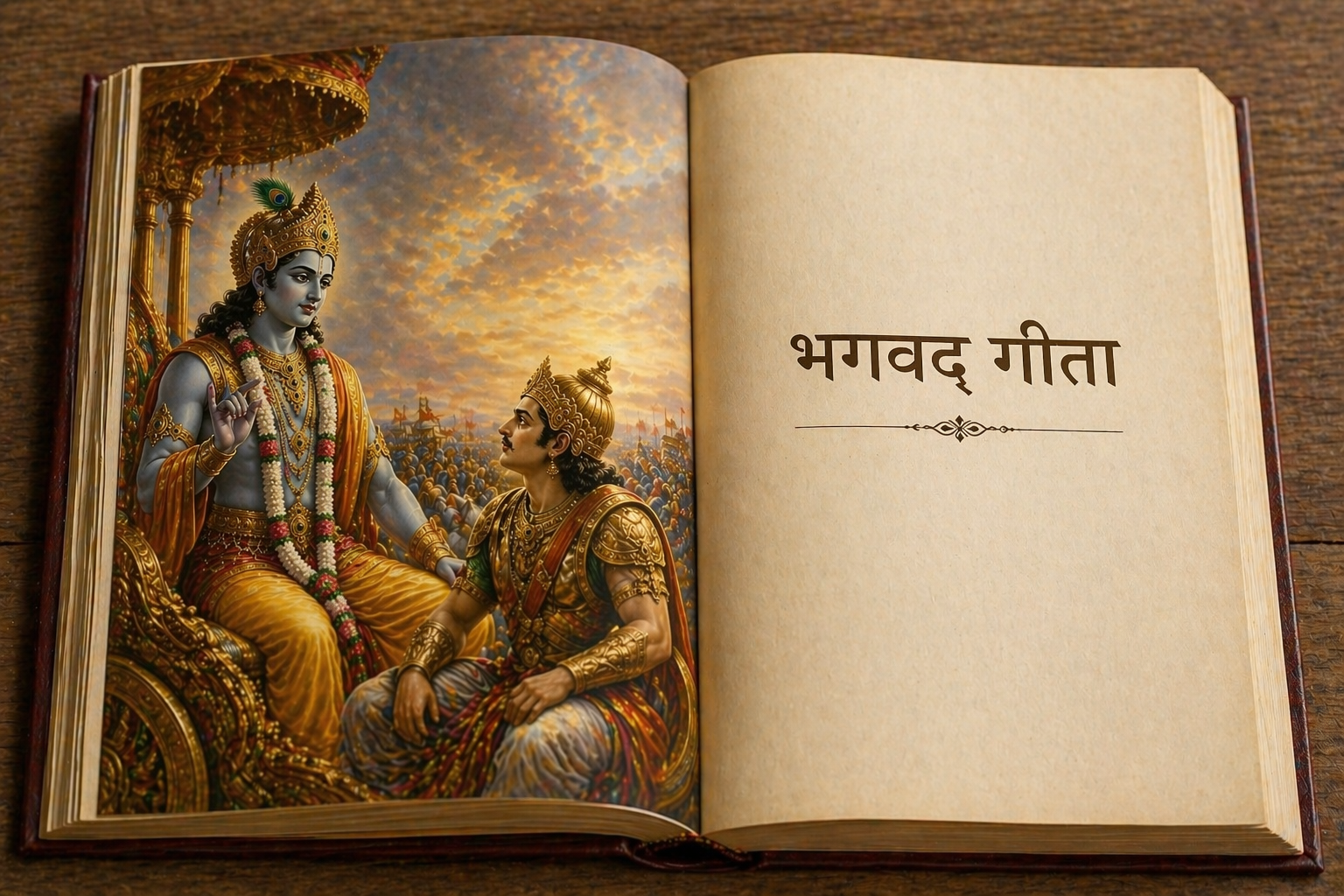 Bhagavad Gita’s 18 Lessons with Spirituality